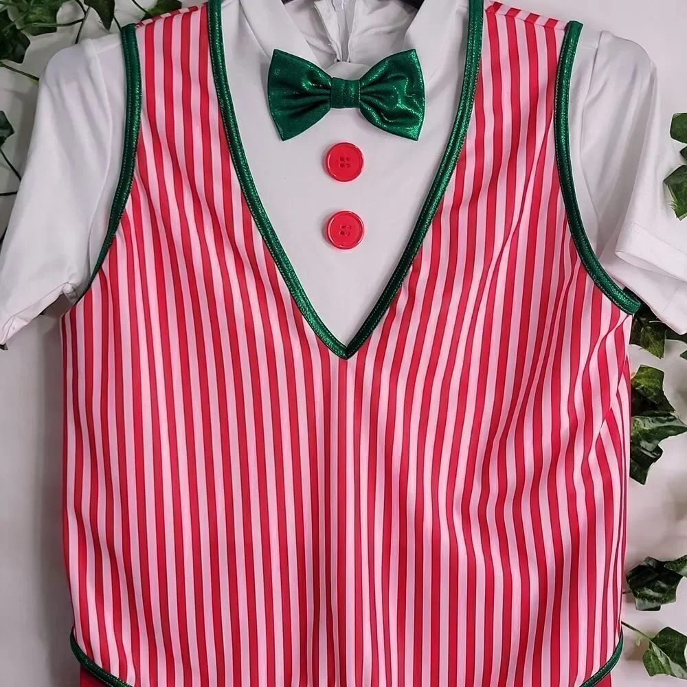 Revolution. Red and White Costume. Jumpsuit. Size 10-12 Years. Like New